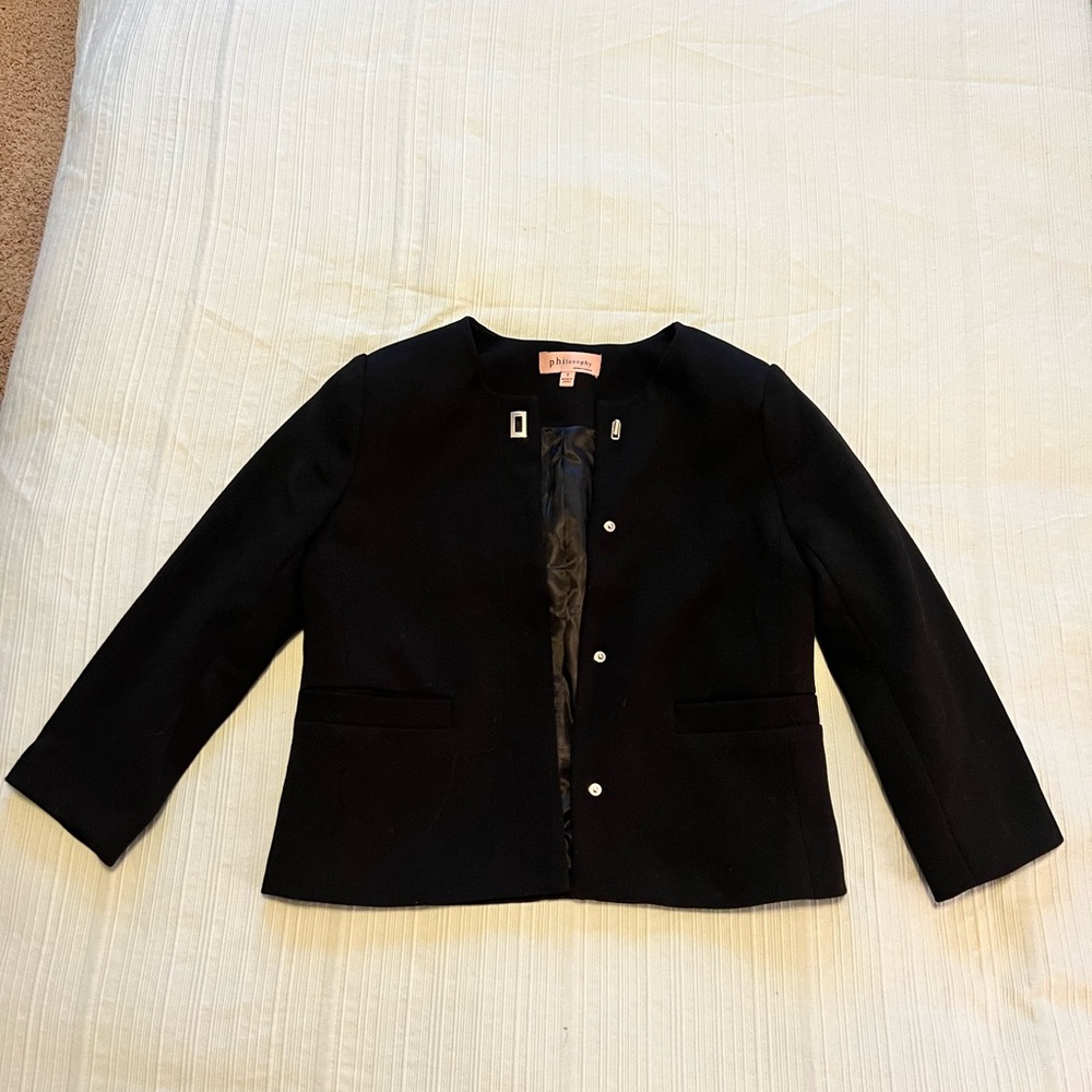Philosophy Black Blazer
